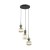 SOPHIA GREEN COGNAC Lampa wisząca 3XE14 11148 TK Lighting Czarny, Zielony Koniak