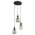 SOPHIA GREEN COGNAC Lampa wisząca 3XE14 11148 TK Lighting Czarny, Zielony Koniak