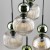 SOPHIA GREEN COGNAC Lampa wisząca 5XE14 11149 TK Lighting Czarny, Zielony