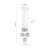 SOPHIA GREEN COGNAC Lampa wisząca 5XE14 11149 TK Lighting Czarny, Zielony