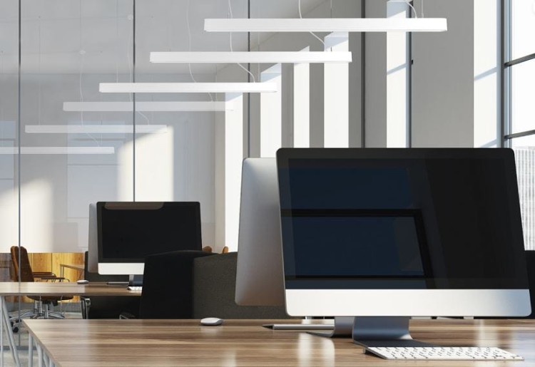 Oprawa liniowa sufitowa SOFT CEILING LED 90X6 GRAPHITE 7533 NOWODVORSKI Lighting T8 90cm Loft nowoczesna lampa sufitowa oświetleniowa grafitowa Inspiracje Premium