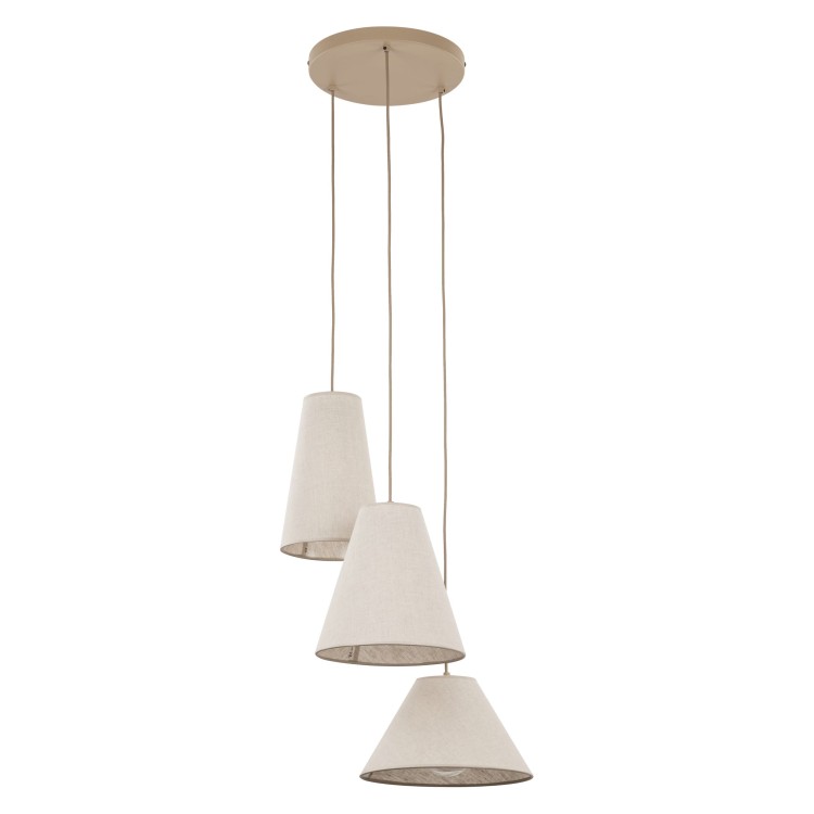 CONEA SABIA Lampa wisząca 3XE27 11203 TK Lighting Sabia Beżowy