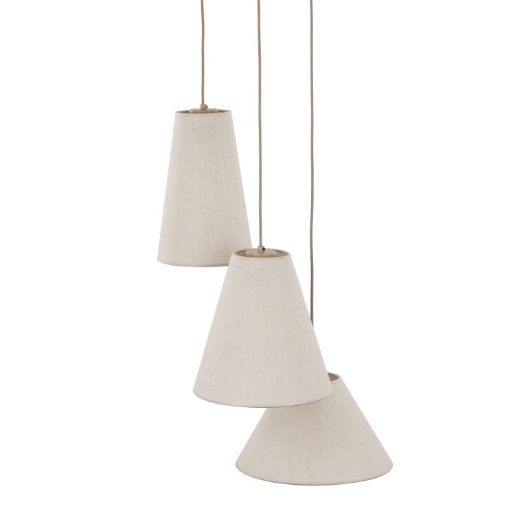 CONEA SABIA Lampa wisząca 3XE27 11203 TK Lighting Sabia Beżowy