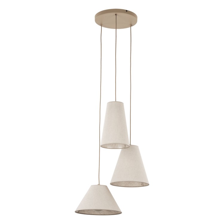 CONEA SABIA Lampa wisząca 3XE27 11203 TK Lighting Sabia Beżowy
