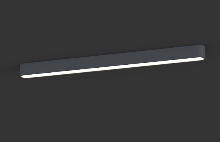 Oprawa liniowa sufitowa SOFT CEILING LED 90X6 GRAPHITE 7533 NOWODVORSKI Lighting T8 90cm Loft nowoczesna lampa sufitowa oświetleniowa grafitowa Inspiracje Premium