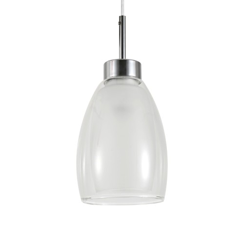MORRO CHROME/WHITE Lampa wisząca 1XE27 6992 TK Lighting Chrom Biały