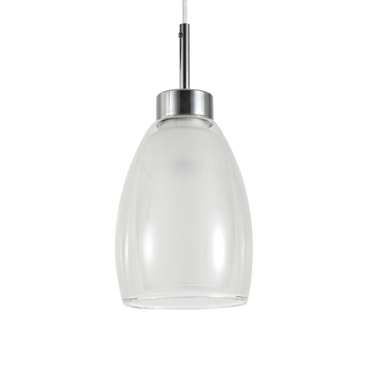 MORRO CHROME/WHITE Lampa wisząca 1XE27 6992 TK Lighting Chrom Biały