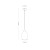MORRO CHROME/WHITE Lampa wisząca 1XE27 6992 TK Lighting Chrom Biały