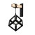 FONTE BLACK Kinkiet 1XE27 6462 TK Lighting Czarny, Dąb Czarny