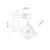 FONTE BLACK Kinkiet 1XE27 6462 TK Lighting Czarny, Dąb Czarny