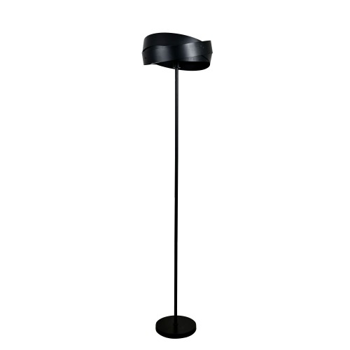 TERRA BLACK Lampa podłogowa 1 XE27 6985 TK Lighting Czarny Czarny