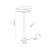 TERRA BLACK Lampa podłogowa 1 XE27 6985 TK Lighting Czarny Czarny