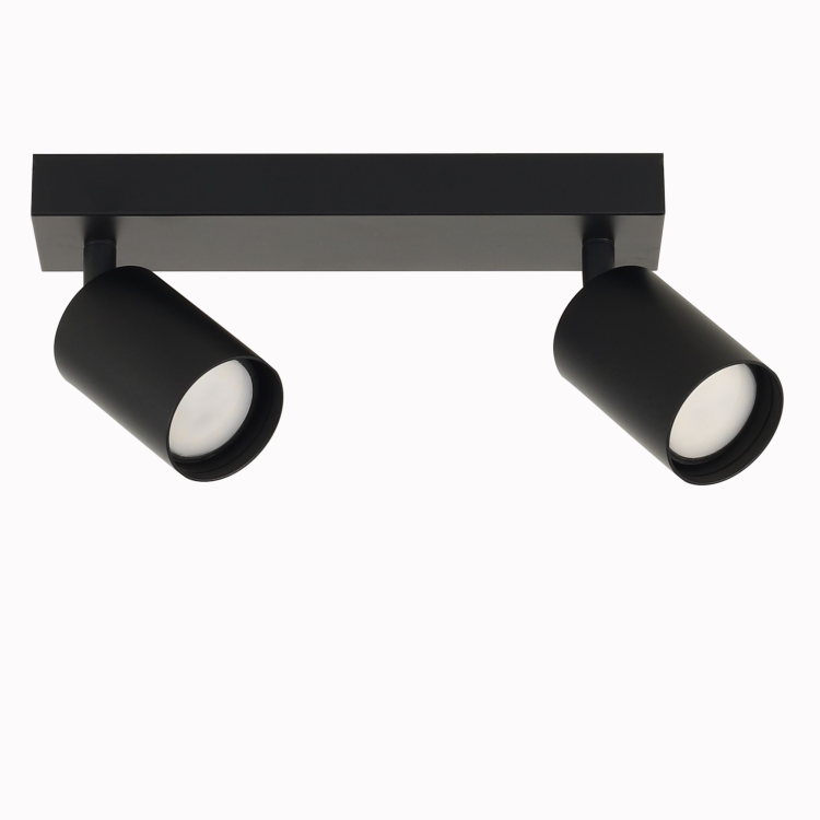 LARA SPOT 2XGU10 10103 TK Lighting Czarny Czarny
