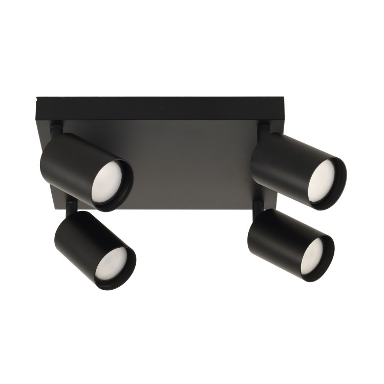 LARA SPOT 4XGU10 10105 TK Lighting Czarny Czarny