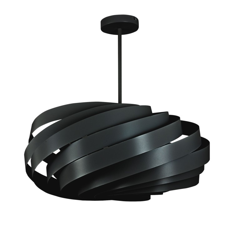 MONTOYA BLACK Lampa sufitowa 4XE27 6125 TK Lighting Czarny Czarny