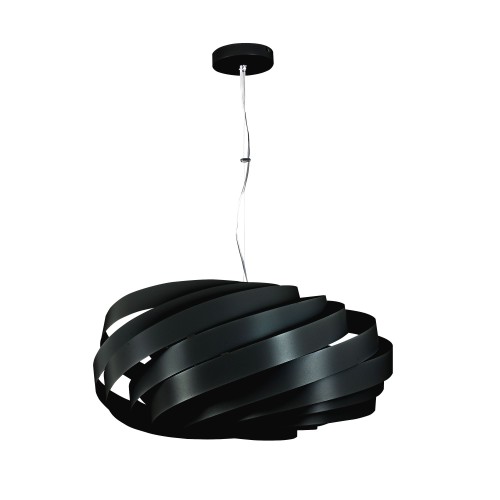 MONTOYA BLACK Lampa wisząca 4X27 6126 TK Lighting Czarny Czarny