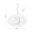 MONTOYA BLACK Lampa wisząca 4X27 6126 TK Lighting Czarny Czarny
