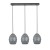 EGANA GRAPHITE Lampa wisząca 3XE27 6998 TK Lighting Szary Szary