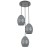EGANA GRAPHITE Lampa wisząca 3XE27 6999 TK Lighting Szary Szary