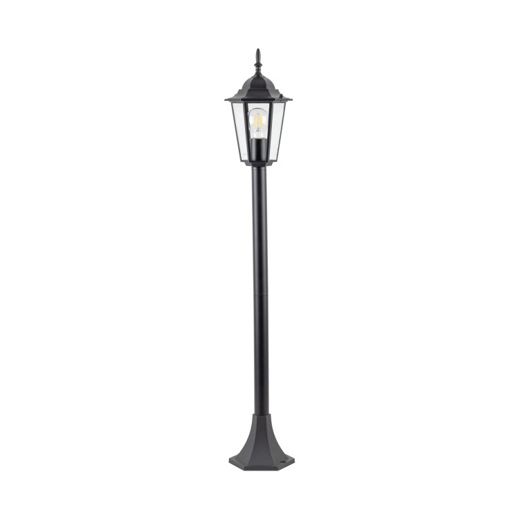ARRAIA BLACK Lampa stojąca ogrodowa 1XE27 16124 TK Lighting Czarny Transparentny