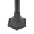 ARRAIA BLACK Lampa stojąca ogrodowa 1XE27 16124 TK Lighting Czarny Transparentny