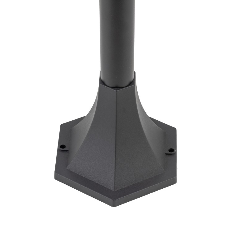 ARRAIA BLACK Lampa stojąca ogrodowa 1XE27 16124 TK Lighting Czarny Transparentny