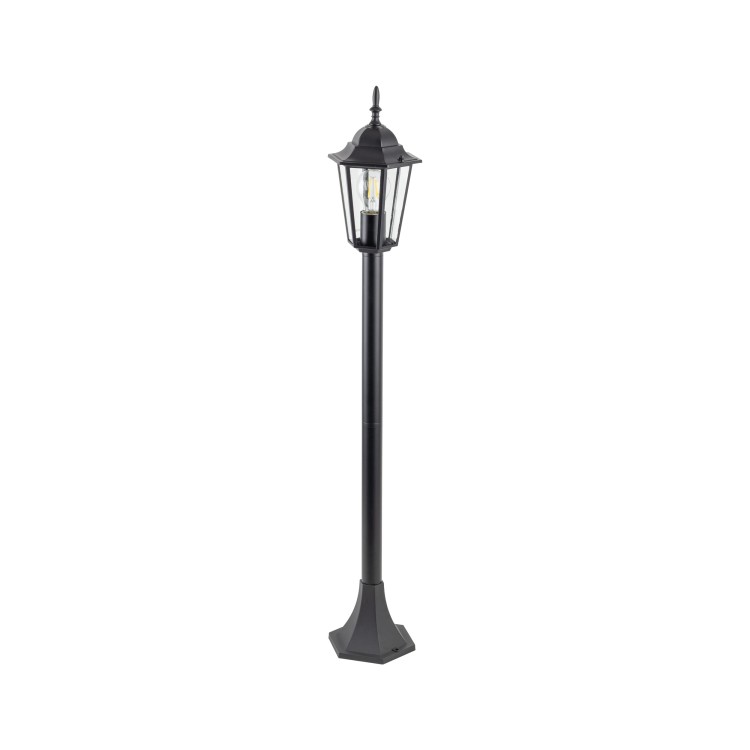ARRAIA BLACK Lampa stojąca ogrodowa 1XE27 16124 TK Lighting Czarny Transparentny