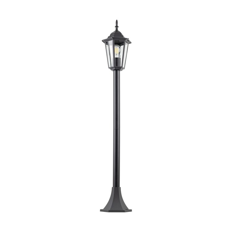 ARRAIA BLACK Lampa stojąca ogrodowa 1XE27 16124 TK Lighting Czarny Transparentny