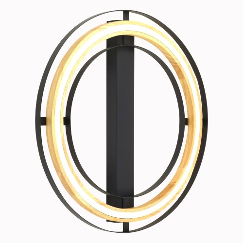 RIL Lampa sufitowa LED 25W 1422 TK Lighting Czarny Czarny, Dąb, Biały