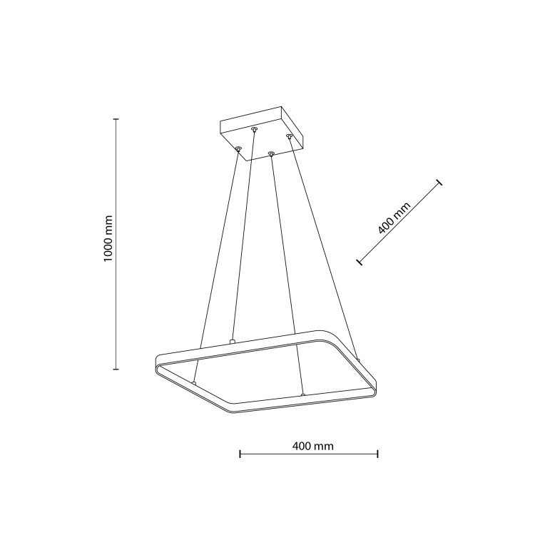 LIMA GOLD Lampa wisząca LED 26W 6368 TK Lighting Złoty Biały