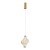 ELVA BRASS Lampa wisząca LED 8W 18212 TK Lighting Mosiądz Bursztyn