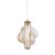 ELVA BRASS Lampa wisząca LED 8W 18212 TK Lighting Mosiądz Bursztyn