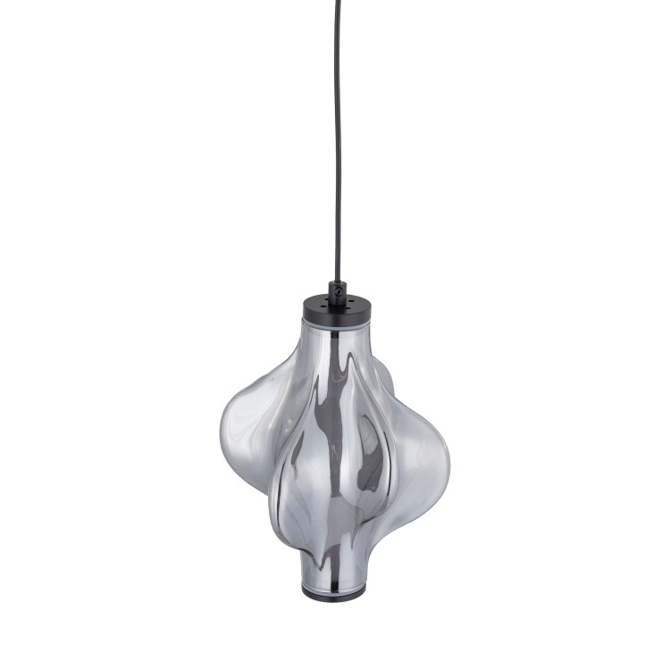 ELVA BLACK Lampa wisząca LED 8W 18213 TK Lighting Czarny Grafitowy