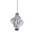 ELVA BLACK Lampa wisząca LED 8W 18213 TK Lighting Czarny Grafitowy