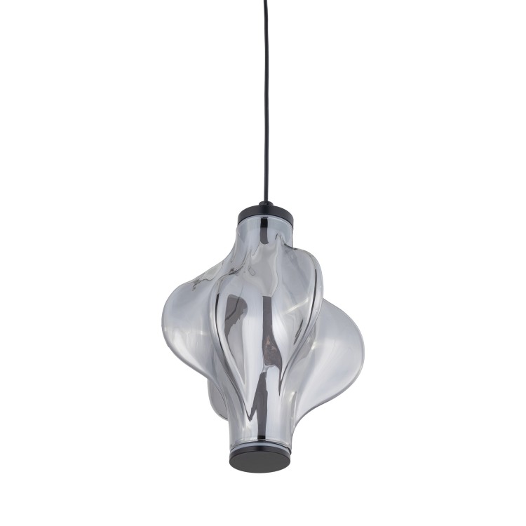 ELVA BLACK Lampa wisząca LED 8W 18213 TK Lighting Czarny Grafitowy