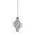 ELVA BLACK Lampa wisząca LED 8W 18213 TK Lighting Czarny Grafitowy