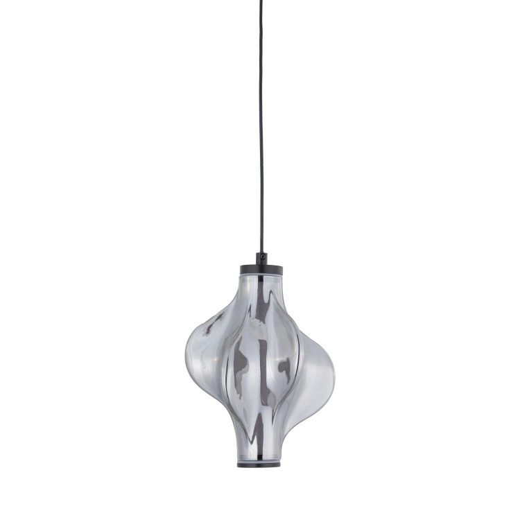 ELVA BLACK Lampa wisząca LED 8W 18213 TK Lighting Czarny Grafitowy
