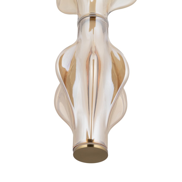 ELVA BRASS Lampa wisząca LED 22W 18214 TK Lighting Mosiądz Bursztyn