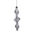 ELVA BLACK Lampa wisząca LED 22W 18215 TK Lighting Czarny Grafitowy