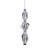 ELVA BLACK Lampa wisząca LED 22W 18215 TK Lighting Czarny Grafitowy