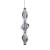 ELVA BLACK Lampa wisząca LED 22W 18215 TK Lighting Czarny Grafitowy