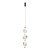 ELVA BLACK Lampa wisząca LED 22W 18215 TK Lighting Czarny Grafitowy