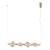ELVA BRASS Lampa wisząca LED 30W 18216 TK Lighting Mosiądz Bursztyn