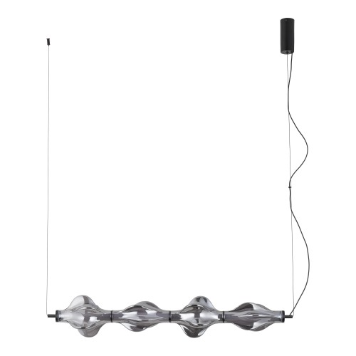 ELVA BLACK Lampa wisząca LED 30W 18217 TK Lighting Czarny Grafitowy