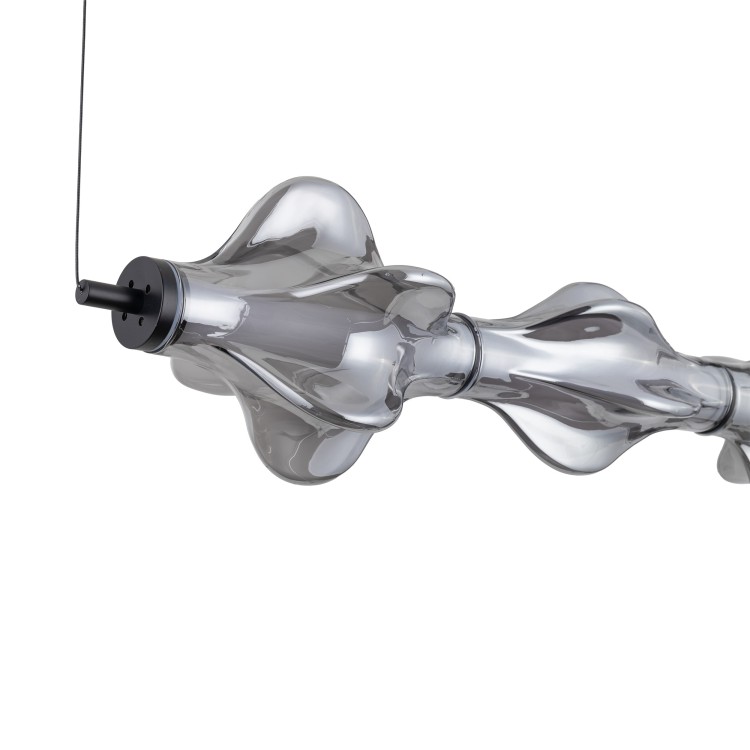 ELVA BLACK Lampa wisząca LED 30W 18217 TK Lighting Czarny Grafitowy