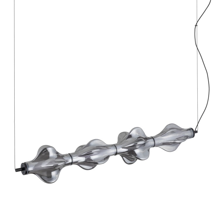 ELVA BLACK Lampa wisząca LED 30W 18217 TK Lighting Czarny Grafitowy
