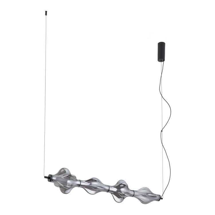 ELVA BLACK Lampa wisząca LED 30W 18217 TK Lighting Czarny Grafitowy