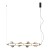 ELVA BLACK Lampa wisząca LED 30W 18217 TK Lighting Czarny Grafitowy