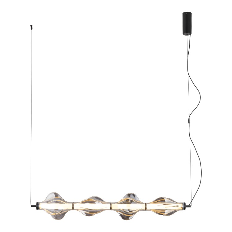 ELVA BLACK Lampa wisząca LED 30W 18217 TK Lighting Czarny Grafitowy