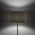 VELLUM BLACK Lampa podłogowa 1XE27 16166 TK Lighting Czarny Multikolor